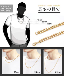 ネックレス 3㎜、シルバー - 画像4